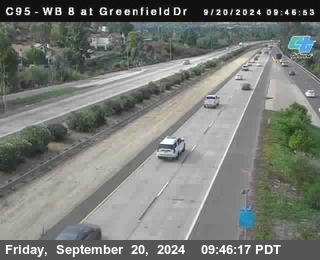 WB 8 at Greenfield Street