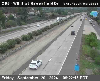 WB 8 at Greenfield Street