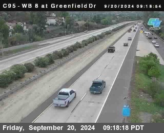 WB 8 at Greenfield Street