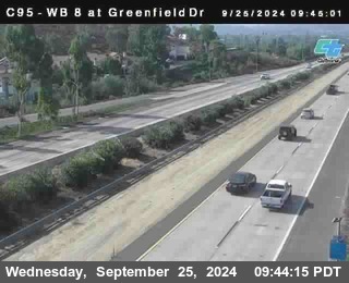 WB 8 at Greenfield Street