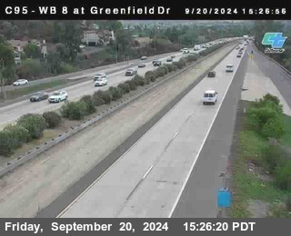 WB 8 at Greenfield Street