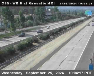 WB 8 at Greenfield Street