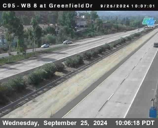 WB 8 at Greenfield Street