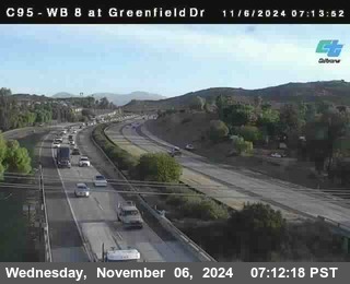 WB 8 at Greenfield Street