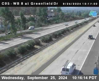 WB 8 at Greenfield Street