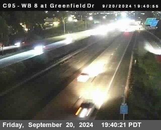 WB 8 at Greenfield Street