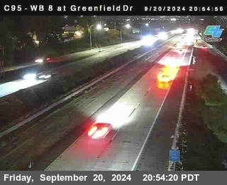 WB 8 at Greenfield Street