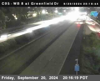 WB 8 at Greenfield Street