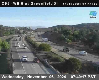 WB 8 at Greenfield Street