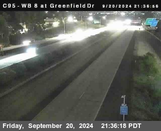 WB 8 at Greenfield Street