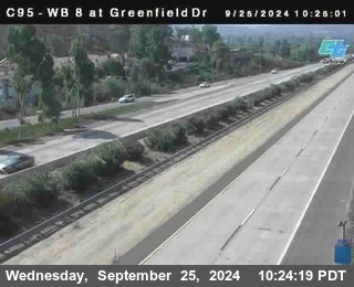 WB 8 at Greenfield Street