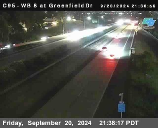 WB 8 at Greenfield Street