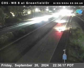 WB 8 at Greenfield Street