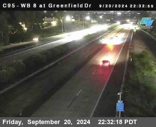 WB 8 at Greenfield Street