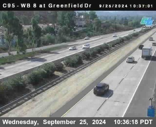 WB 8 at Greenfield Street