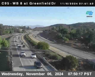 WB 8 at Greenfield Street