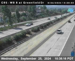 WB 8 at Greenfield Street