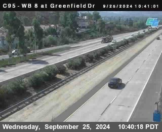 WB 8 at Greenfield Street