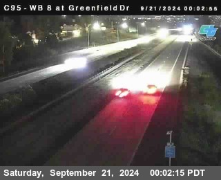 WB 8 at Greenfield Street