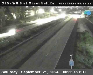 WB 8 at Greenfield Street