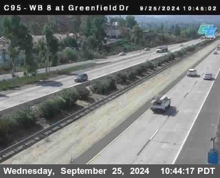 WB 8 at Greenfield Street