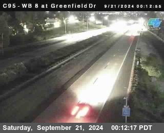 WB 8 at Greenfield Street