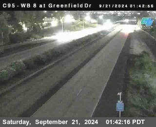 WB 8 at Greenfield Street