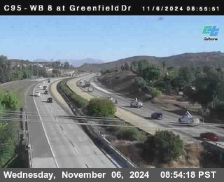 WB 8 at Greenfield Street