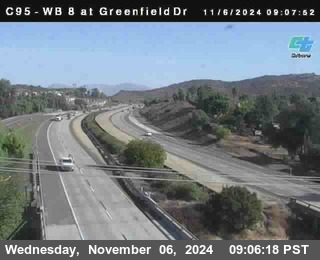 WB 8 at Greenfield Street