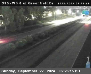 WB 8 at Greenfield Street