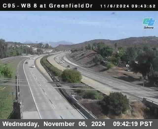 WB 8 at Greenfield Street