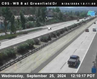 WB 8 at Greenfield Street