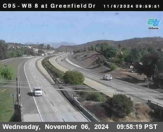 WB 8 at Greenfield Street