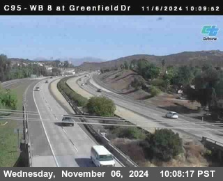 WB 8 at Greenfield Street