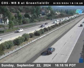 WB 8 at Greenfield Street