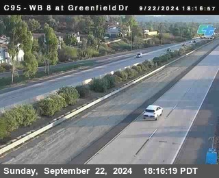 WB 8 at Greenfield Street