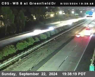 WB 8 at Greenfield Street