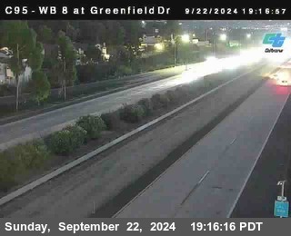 WB 8 at Greenfield Street