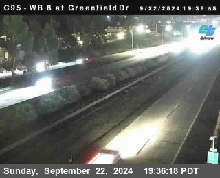 WB 8 at Greenfield Street