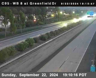 WB 8 at Greenfield Street