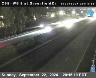 WB 8 at Greenfield Street