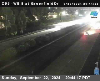 WB 8 at Greenfield Street