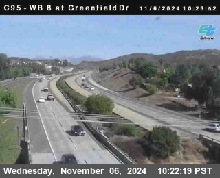 WB 8 at Greenfield Street