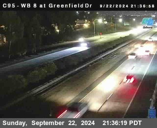 WB 8 at Greenfield Street