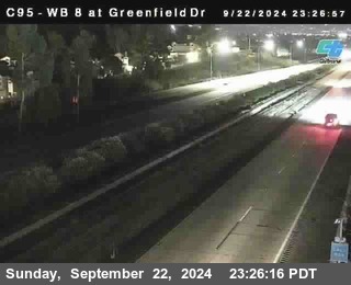 WB 8 at Greenfield Street