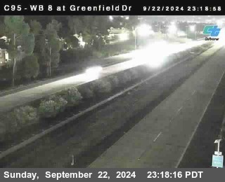 WB 8 at Greenfield Street