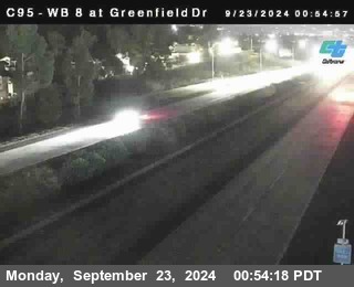 WB 8 at Greenfield Street