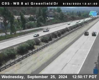 WB 8 at Greenfield Street