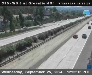 WB 8 at Greenfield Street