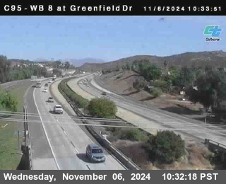 WB 8 at Greenfield Street